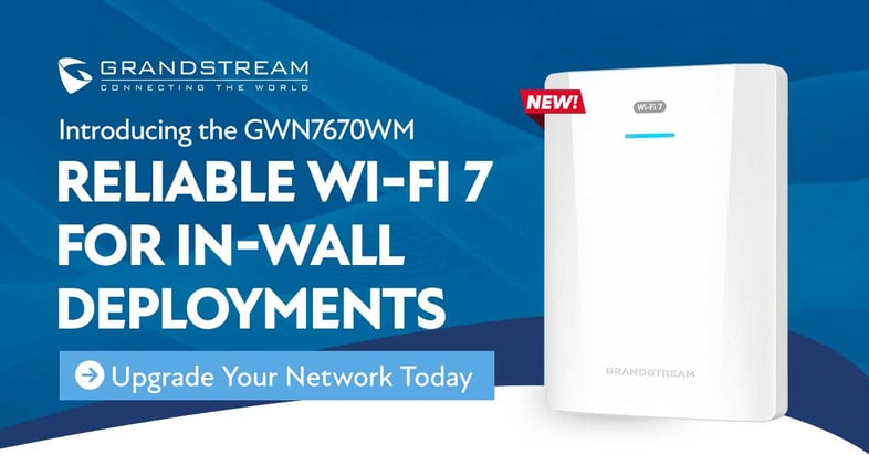 Grandstream GWN7670WM WiFi7 In-Wall AP
