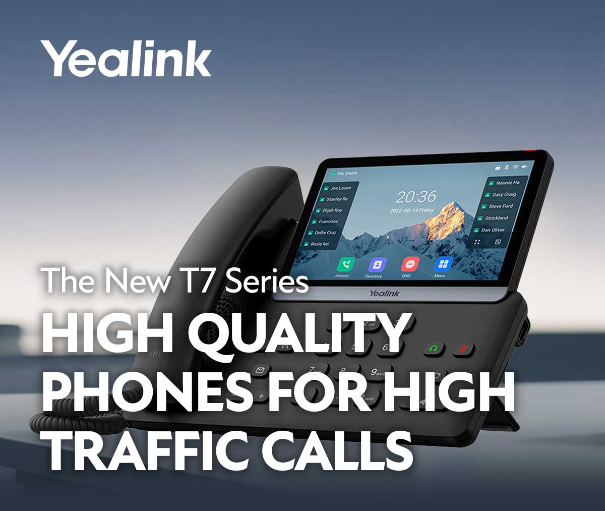 Yealink T7 Series: A Smarter Class of SIP Phones
