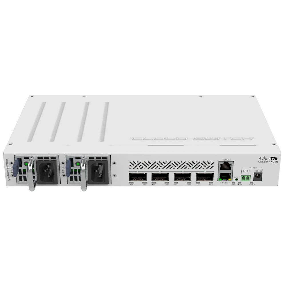 MikroTik CRS504-4XQ-IN Cloud Router Switch 650MHz 4xQSFP28